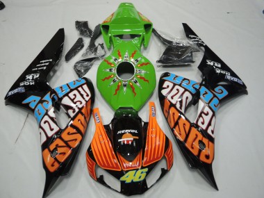 Vert Rossi 06-07 Honda CBR1000RR Carénage