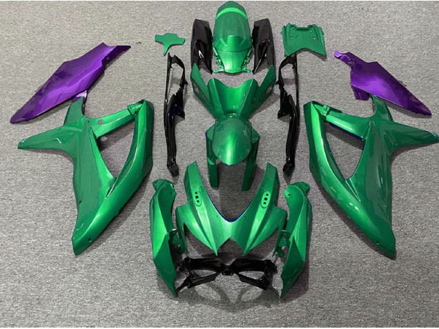 Vert & Violet 08-10 Suzuki GSXR 600-750 Carénage Vert & Violet 08-10 Suzuki GSXR 600-750 Carénage
