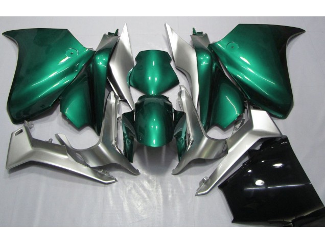 Vert Écume De Mer & Argent 10-13 Honda VFR1200 Carénage