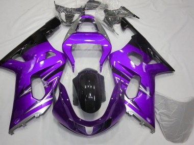 Violet & Argent 01-03 Suzuki GSXR 600-750 Carénage
