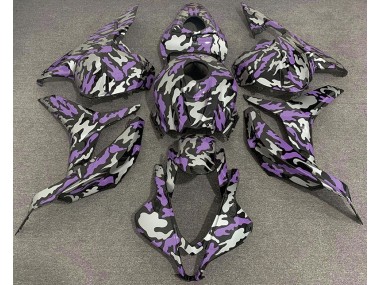 Violet & Argent Camo 09-12 Honda CBR600RR Carénage