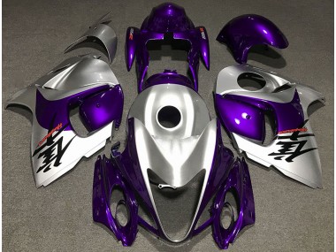 Violet Brillant & Argent 08-20 Suzuki GSXR 1300 Carénage
