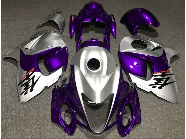 Violet Brillant & Argent 08-20 Suzuki GSXR 1300 Carénage Violet Brillant & Argent 08-20 Suzuki GSXR 1300 Carénage