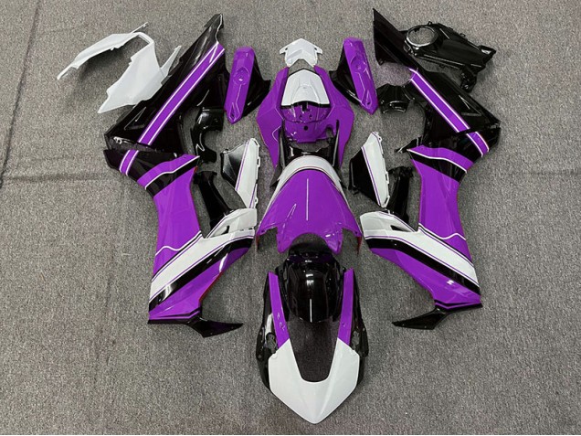 Violet Brillant Blanc & Noir 17-23 Honda CBR1000RR Carénage Violet Brillant Blanc & Noir 17-23 Honda CBR1000RR Carénage