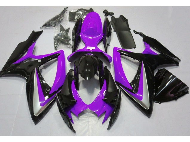 Violet Brillant Débadgé 06-07 Suzuki GSXR 600-750 Carénage Violet Brillant Débadgé 06-07 Suzuki GSXR 600-750 Carénage