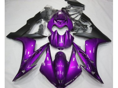Violet Brillant & Noir 04-06 Yamaha R1 Carénage