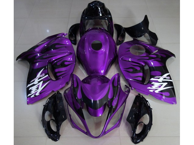 Violet Brillant & Noir 08-20 Suzuki GSXR 1300 Carénage Violet Brillant & Noir 08-20 Suzuki GSXR 1300 Carénage