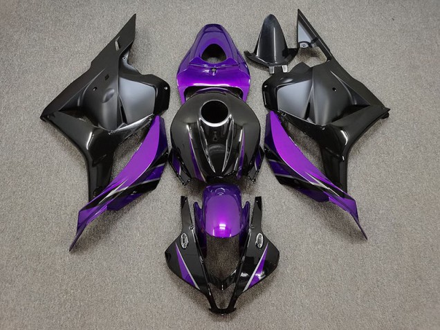 Violet Brillant & Noir 09-12 Honda CBR600RR Carénage Violet Brillant & Noir 09-12 Honda CBR600RR Carénage