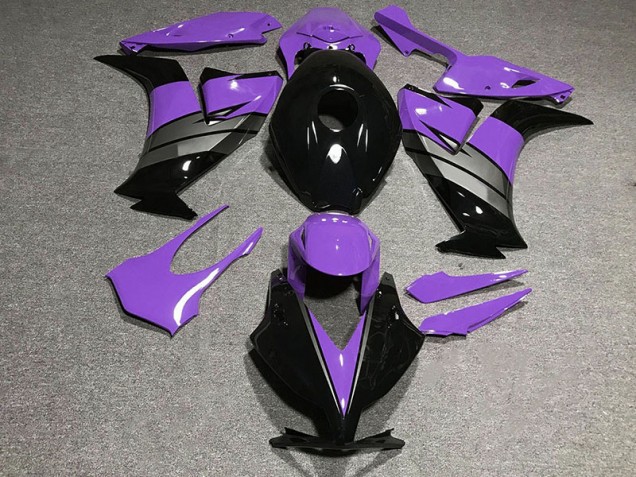 Violet Brillant Noir & Gris 12-16 Honda CBR1000RR Carénage Violet Brillant Noir & Gris 12-16 Honda CBR1000RR Carénage