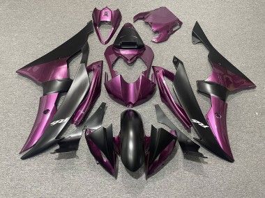Violet Clair & Noir Mat 08-16 Yamaha R6 Carénage