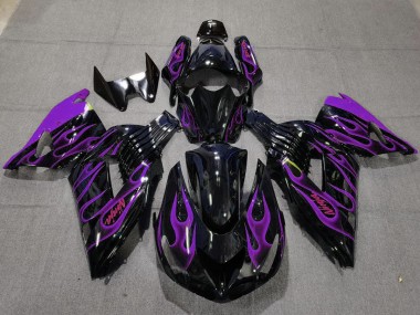Violet Flamme 06-11 Kawasaki ZX14R Carénage