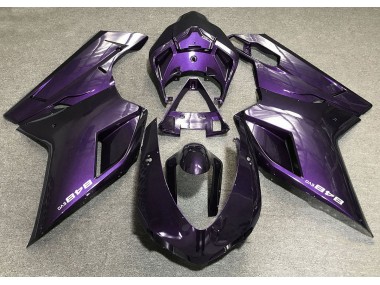 Violet Foncé 07-14 Ducati 848 1098 1198 Carénage