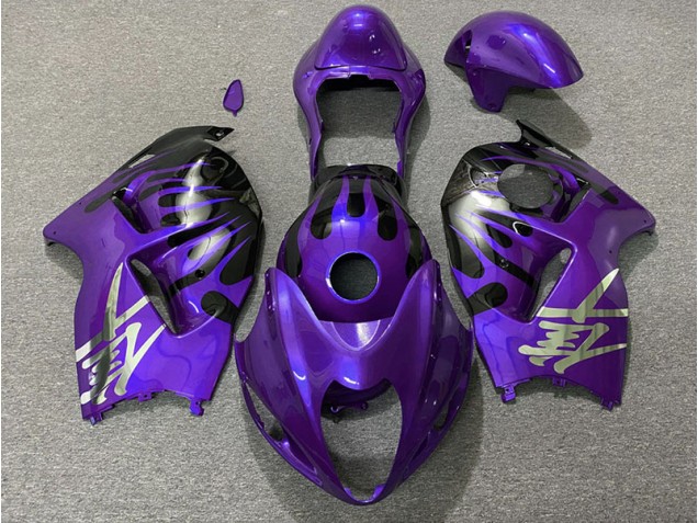 Violet & Noir 97-07 Suzuki GSXR 1300 Carénage Violet & Noir 97-07 Suzuki GSXR 1300 Carénage