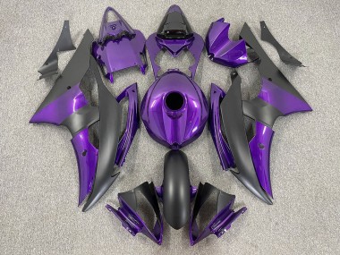Violet & Noir Mat 08-16 Yamaha R6 Carénage