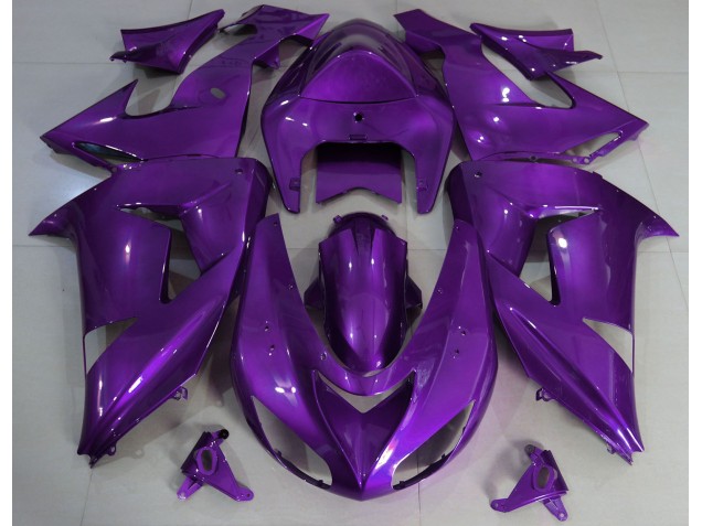 Violet Uni 06-07 Kawasaki ZX10R Carénage Violet Uni 06-07 Kawasaki ZX10R Carénage