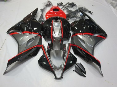 Épingle Rouge Noir & Gris 09-12 Honda CBR600RR Carénage