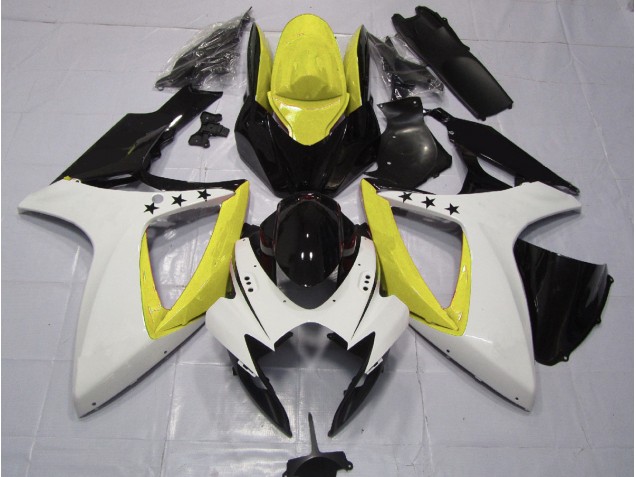 Étoile Jaune 06-07 Suzuki GSXR 600-750 Carénage