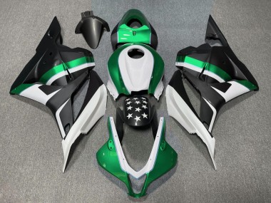 Étoile Noire Mate & Verte 09-12 Honda CBR600RR Carénage
