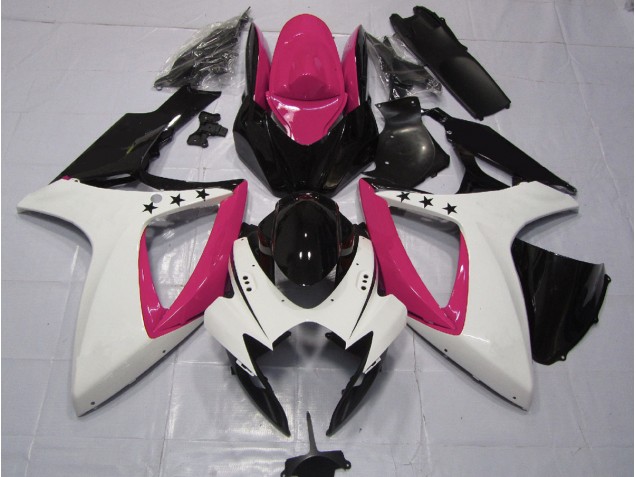 Étoile Rose 06-07 Suzuki GSXR 600-750 Carénage Étoile Rose 06-07 Suzuki GSXR 600-750 Carénage